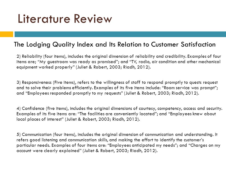 Customer satisfaction: review of literature and application to the product-service systems
